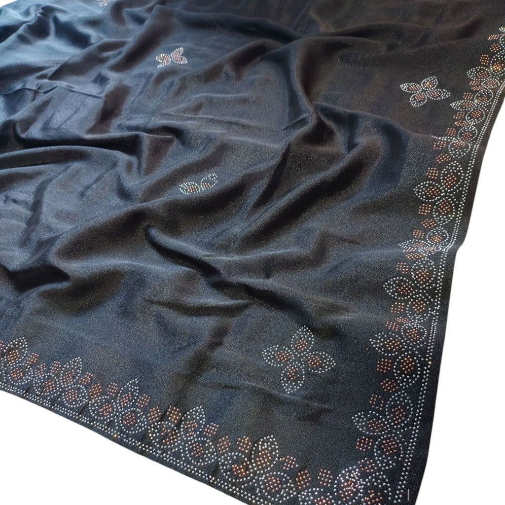 Elegant stone work Traditional Ethnic Saree